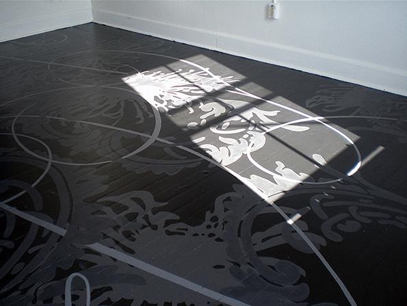 Julie Chang: Untitled - Floor Painting at the Headlands Center for the Arts, 2007