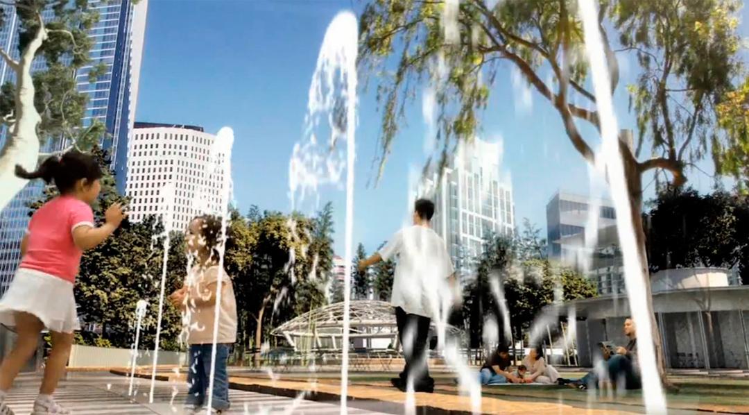 Ned Kahn: Park Level Bus Jet Fountain