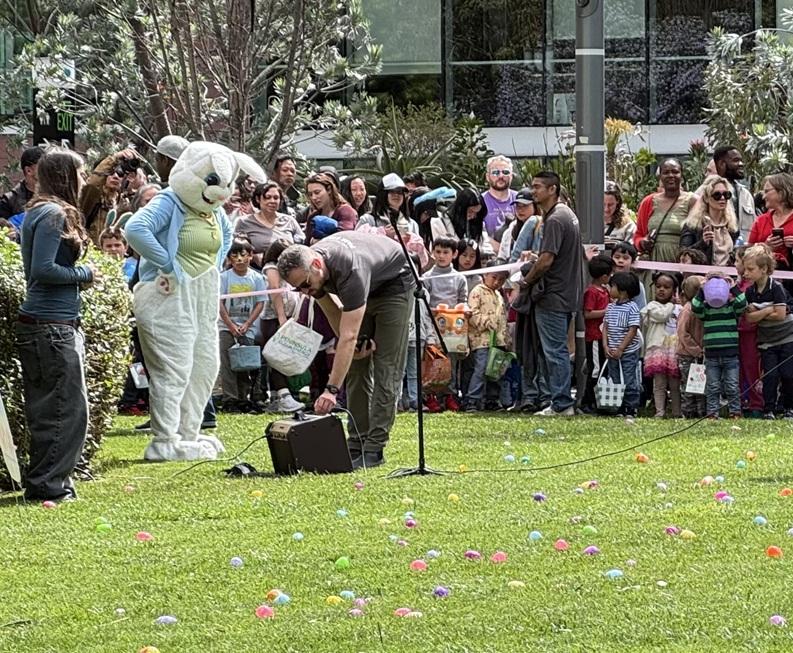 Funny Bunny at Spring Fling 2025.