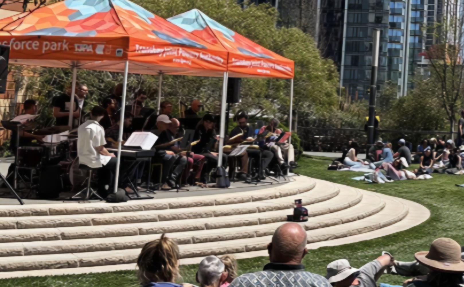 photo of Jazz Band in Amphitheater