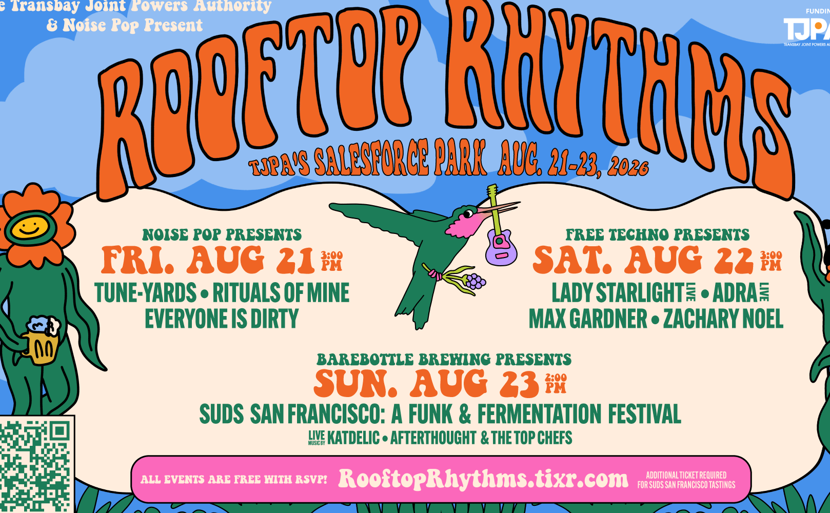 Small Poster of Rooftop Rhythms event.