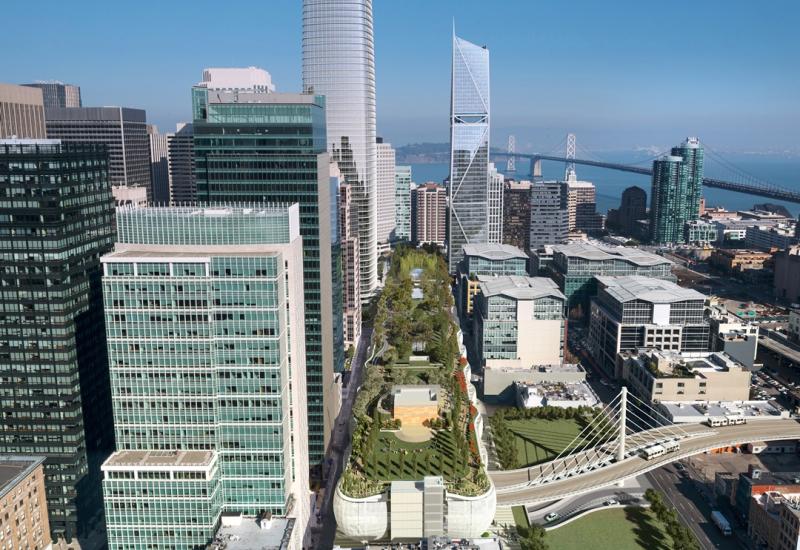 Transbay City Park from above