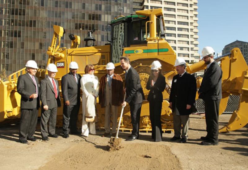 Temporary Terminal Groundbreaking