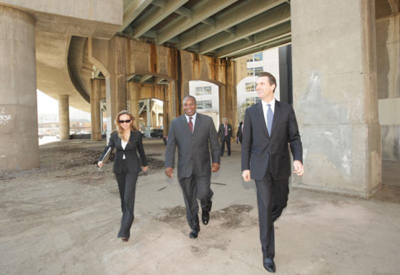 Temporary Terminal Groundbreaking