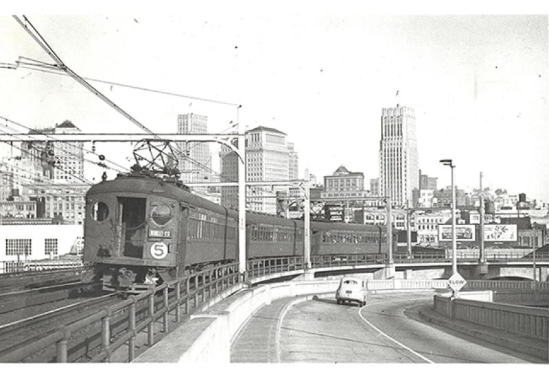 Train No. 5 Heading Towards Transbay Terminal (1940)