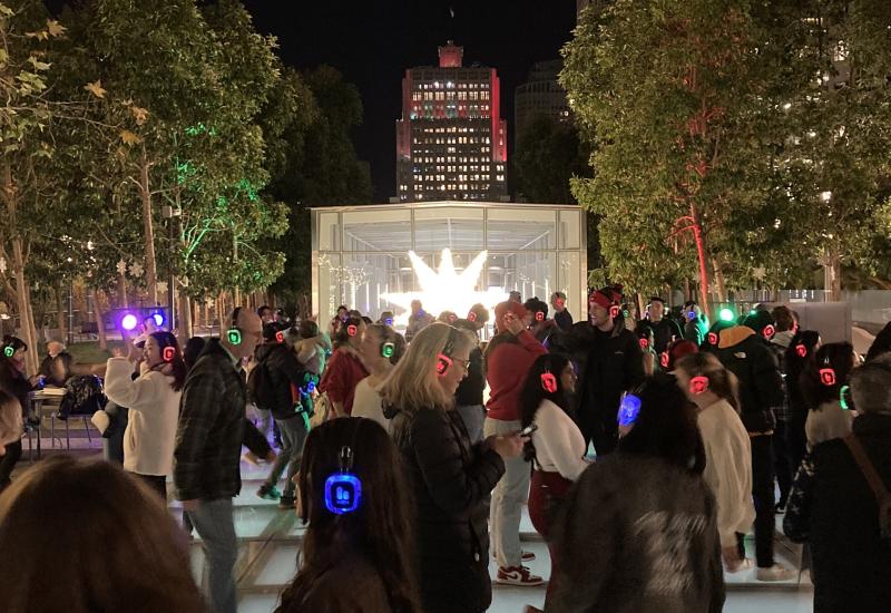 Salesforce Park Ugly Sweater Event.