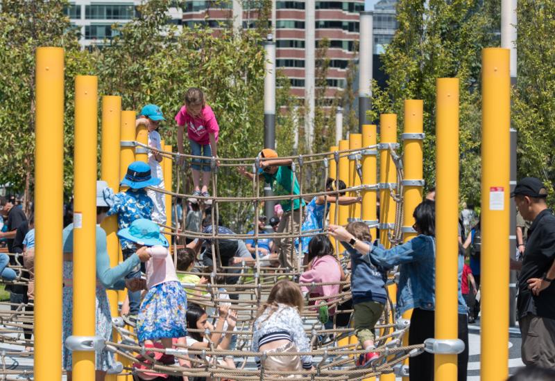 Children's play equipment.