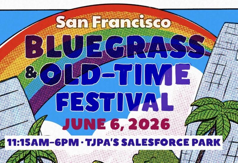 Poster for Blue Grass Festival, June 6, 2026.