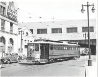 Streetcar Departing Transbay Hump (1949)