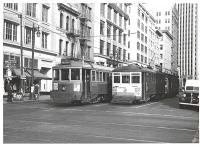 Streetcars at 1st and Mission (1948)