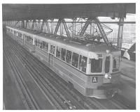 Governor on Bay Bridge Train Test Run (1938)