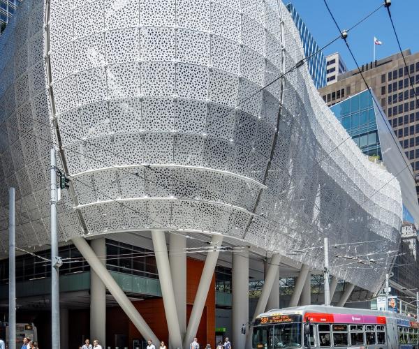 TJPAs Salesforce Transit Center - East End.