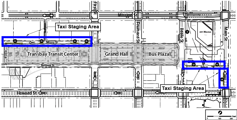 Figure 2-16: Taxi Staging Areas